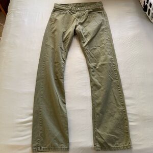 Levi's Men's Straight 514 Jeans 32x34 in Olive